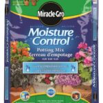 Miracle-Gro Moisture Control 741785 Premium Potting Mix, 28.3 l, Bag, Dark Brown, Solid