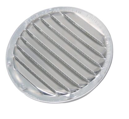 Duraflo 61RAA30D Round Mini Soffit Vent, 3 in W, 1.77 sq-in, Aluminum