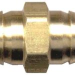 129-6P BARB - HOSE BRASS SPLIC