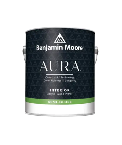 Aura Waterborne Interior Paint, Semi-Gloss Finish K528