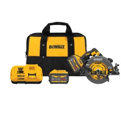 DeWalt DCS578X2 7-1/4" FlexVolt 60V Max Brushless Cordless Circular Saw Kit