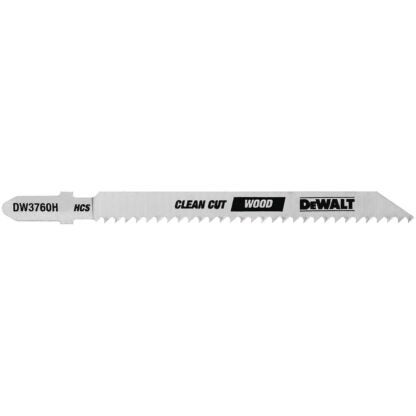 DeWalt DW3760H 4" x 10 TPI Clean Cut Wood Jig Saw Blade - 5PK