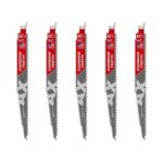 9 in. 5 TPI The Ax Carbide Teeth SAWZALL Blades - 5 Pack