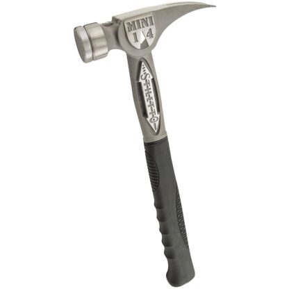 TiBone MINI-14 oz Milled Face Hammer with 16 in. Straight Titanium Handle