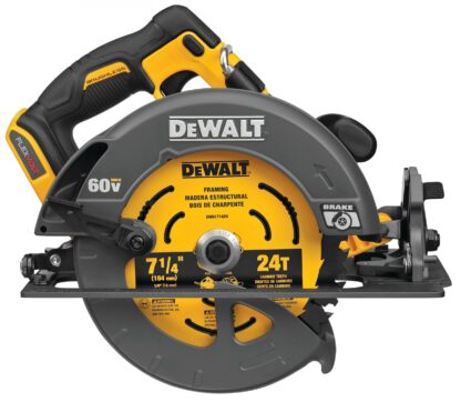 SAW CIRCULAR 7-1/4" 60VOLT MAX -- TOOL ONLY -- DCS578B