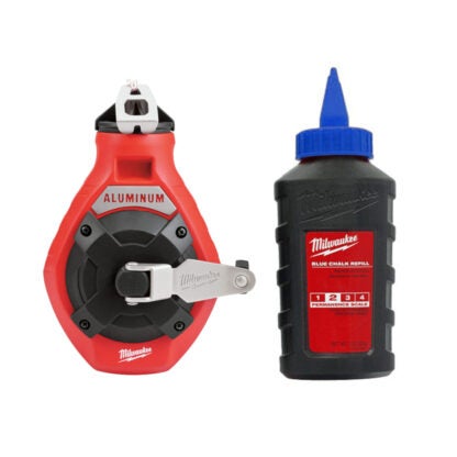 Milwaukee 48-22-3992 100' Bold Line Chalk Reel with Blue Chalk