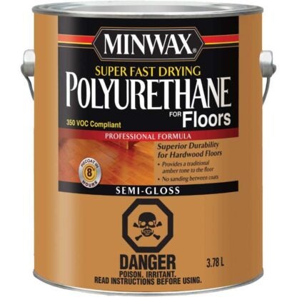 Minwax CM1302400 3.78L Super Fast Drying Polyurethane