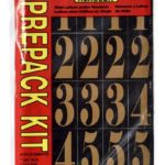 NUMBER KIT 2" BLACK/GOLD 9104 1023516