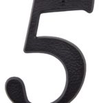 NUMBER PLASTIC (#5) 5" BLACK 1060058