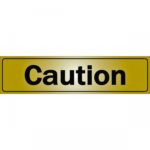 SIGN "CAUTION" 2"X8" 1150073