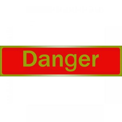 SIGN "DANGER" 2"X8" 1150103