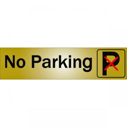 SIGN "NO PARKING" 2"X8" 1150340