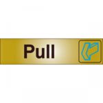 SIGN "PULL" 2"X8" 1150529