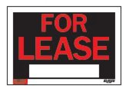 SIGN "FOR LEASE" 8"X12" 1170546