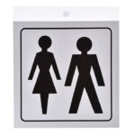 SIGN "RESTROOMS" 3.5" ALUM 1181556