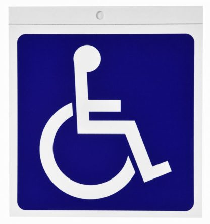 SIGN H-I IDENTA 3.5" "WHEELCHAIR ACCESS" 1183176