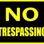 SIGN JUMBO "NO TRESPASSING" 19"X24" 1193066