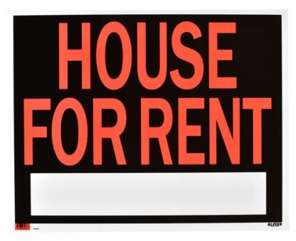 SIGN JUMBO "HOUSE FOR RENT" 1193406