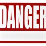 SIGN JUMBO "DANGER" W/BLANK AREA 1193438