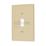 PLATE WALL SWITCH MID-SIZED IVORY 7806