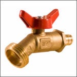 VALVE BOILER DRAIN 1/2" PEX ANGLE QTR TURN BRASS 1102-453