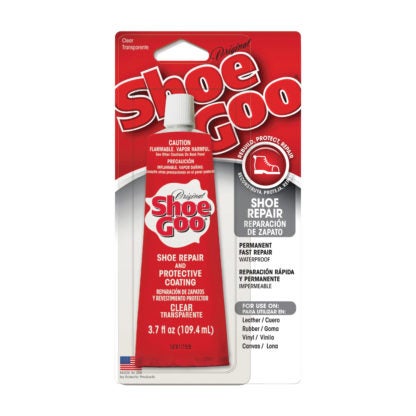 Eclectic Shoe GOO Shoe Repair Adhesive, 109.4 ml, Carded, Clear, Liquid/Gel