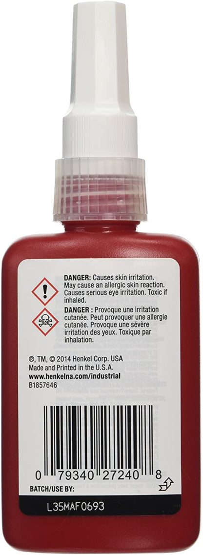 LOCTITE THREADLOCKER HI-TEMP RED 50ML 27240