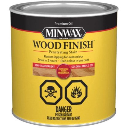 PAINT MINWAX STAIN COLONIAL MAPLE 236ML 22301