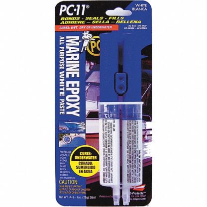 EPOXY MARINE SYRINGE PC-11 WHITE 1OZ 010112