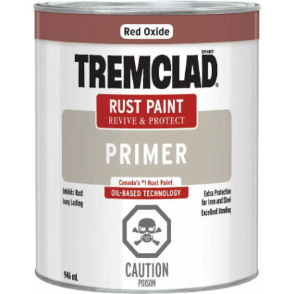 PAINT PRIMER TREMCLAD RED OXIDE 946ML 254894