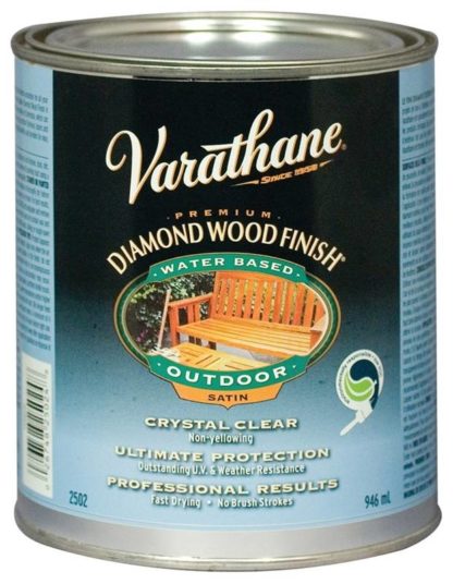 VARATHANE EXT CLEAR SATIN WATER BASE 946ML Y250241