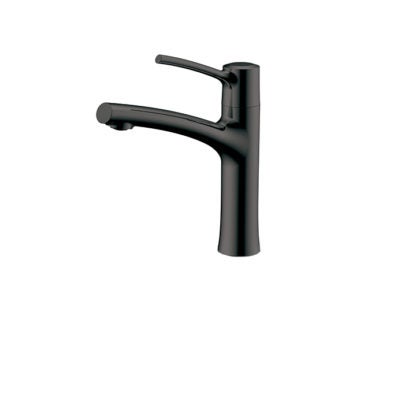 FAUCET LAV. 1-HOLE FOLIA ELECTRO BLACK (AB) 18014EBK