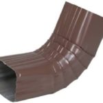 Amerimax Eavestrough Elbow, Type A, 75 Degree, Brown 2526419