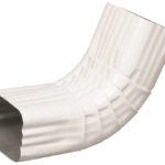 Amerimax Eavestrough Elbow, Type A, 75 Degree, White 27064