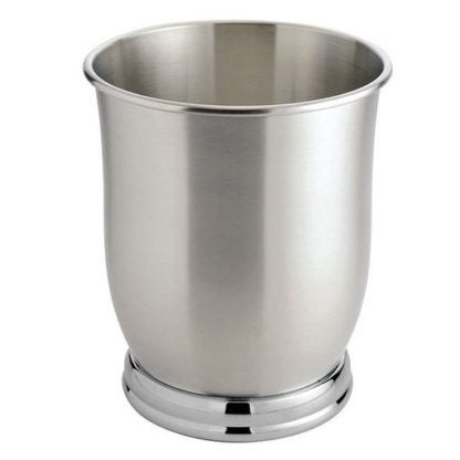 Interdesign Ashford Stainless Steel/Chrome Garbage Can 15480