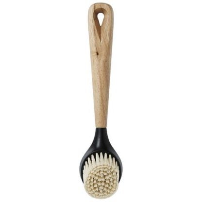 Lodge 10" Nylon Bristle Scrub Brush for Cast Iron ERGO SCRBRSH