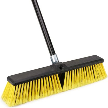 M2 18" Poly Fill Push Broom Concrete Garage BR-RB18