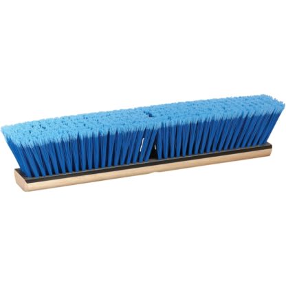 M2 36" Push Broom Blue Flagged Tip Polystyrene PB-BT36