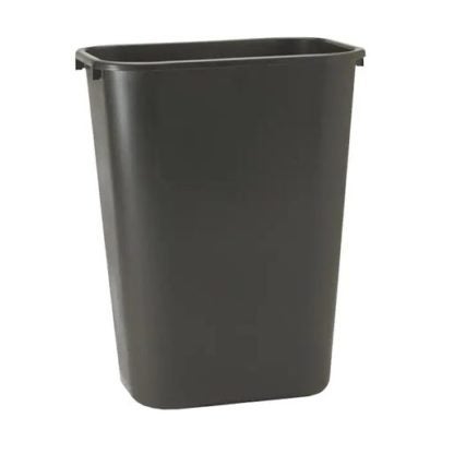 Rubbermaid 41.25 Quart Wastebasket, Black 2957-00-BLA