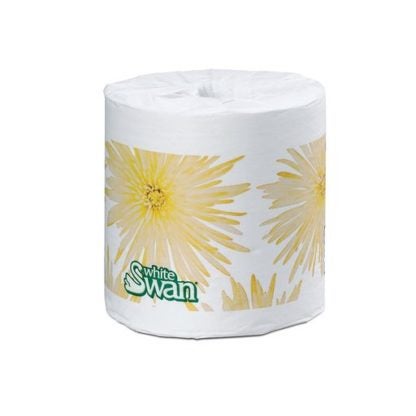 White Swan 2 Ply Toilet Paper 1 Roll 05134