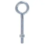 3/8" X 5" Eye Bolt, Zinc Plated, Each 06-3362