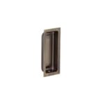 3-5/8" X 1-3/4" Flush Pull, Aged Bronze 227B-716