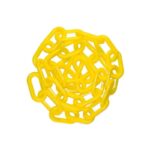 Ben-Mor #6 1-1/2" x 130' Plastic Chain, Yellow, Pail 54006