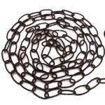 Decorative Chain, Black, Per Foot 518392