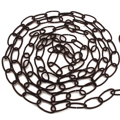 Decorative Chain, Black, Per Foot 518392