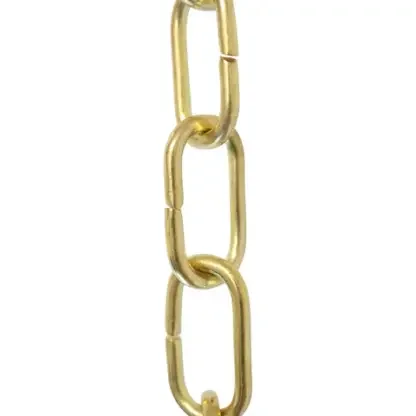 Decorative Chain, Brass Plated, Per Foot R570BRS