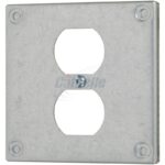 Cathelle 4" Square Standard Outlet Cover 1376