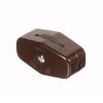 Cathelle Mini Feed Through Cord Switch, Brown 4254