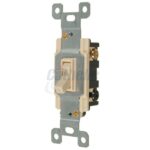 Cathelle 3-Way Toggle Switch, Ivory 4303X