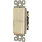 Cathelle Single Pole Decora Switch, Ivory 4338